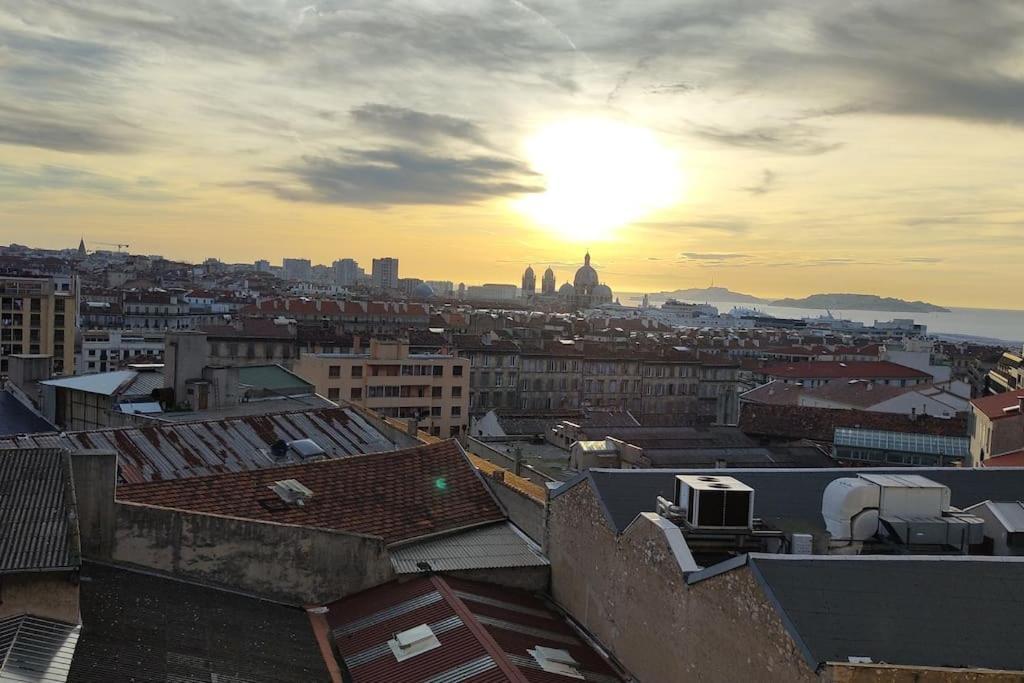 Vue Mer Et Et Notre Dame Centre Ville Avec Balcon Et Parking มาร์กเซย ภายนอก รูปภาพ