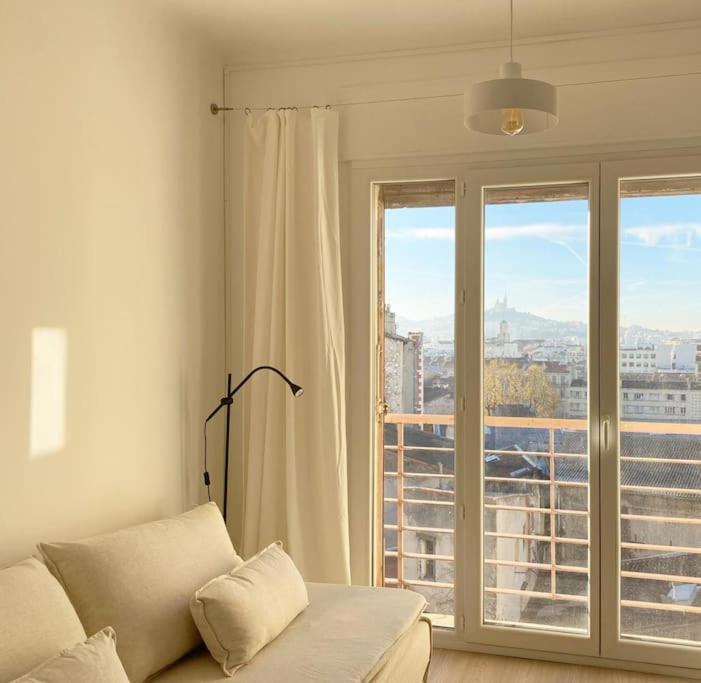 Vue Mer Et Et Notre Dame Centre Ville Avec Balcon Et Parking มาร์กเซย ภายนอก รูปภาพ